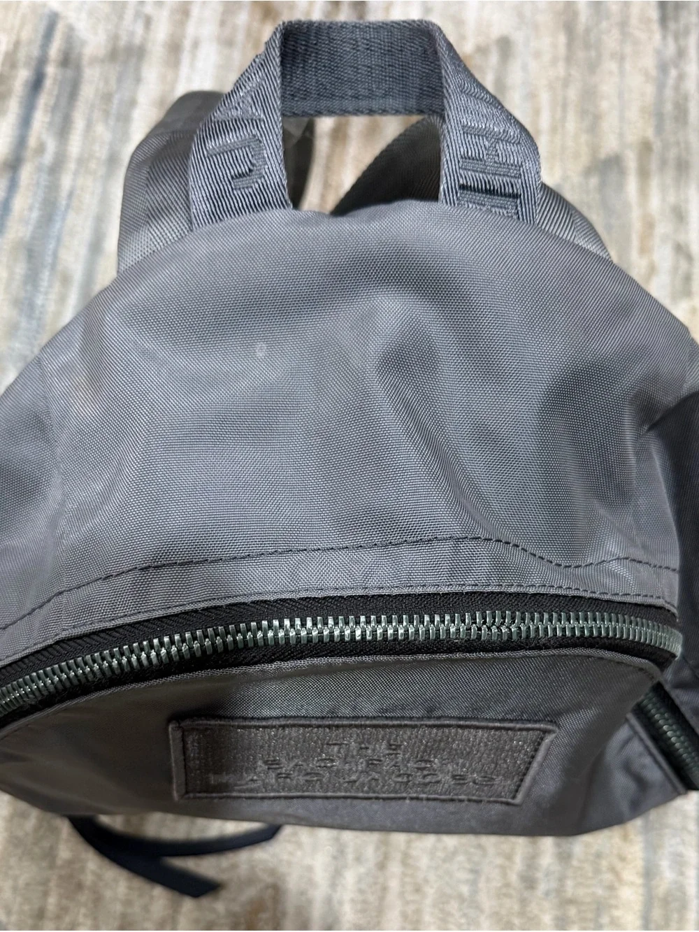 Marc Jacobs Gray Nylon Mini Backpack